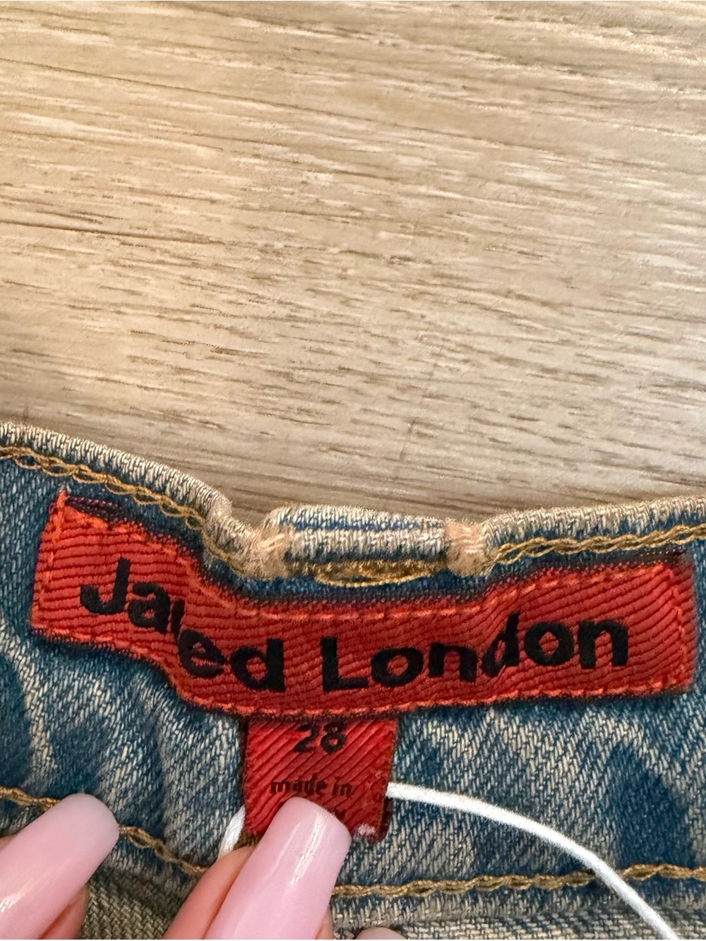 Jaded London Two-Tone Muck Wide Leg Jeans - Picture 6 of 7